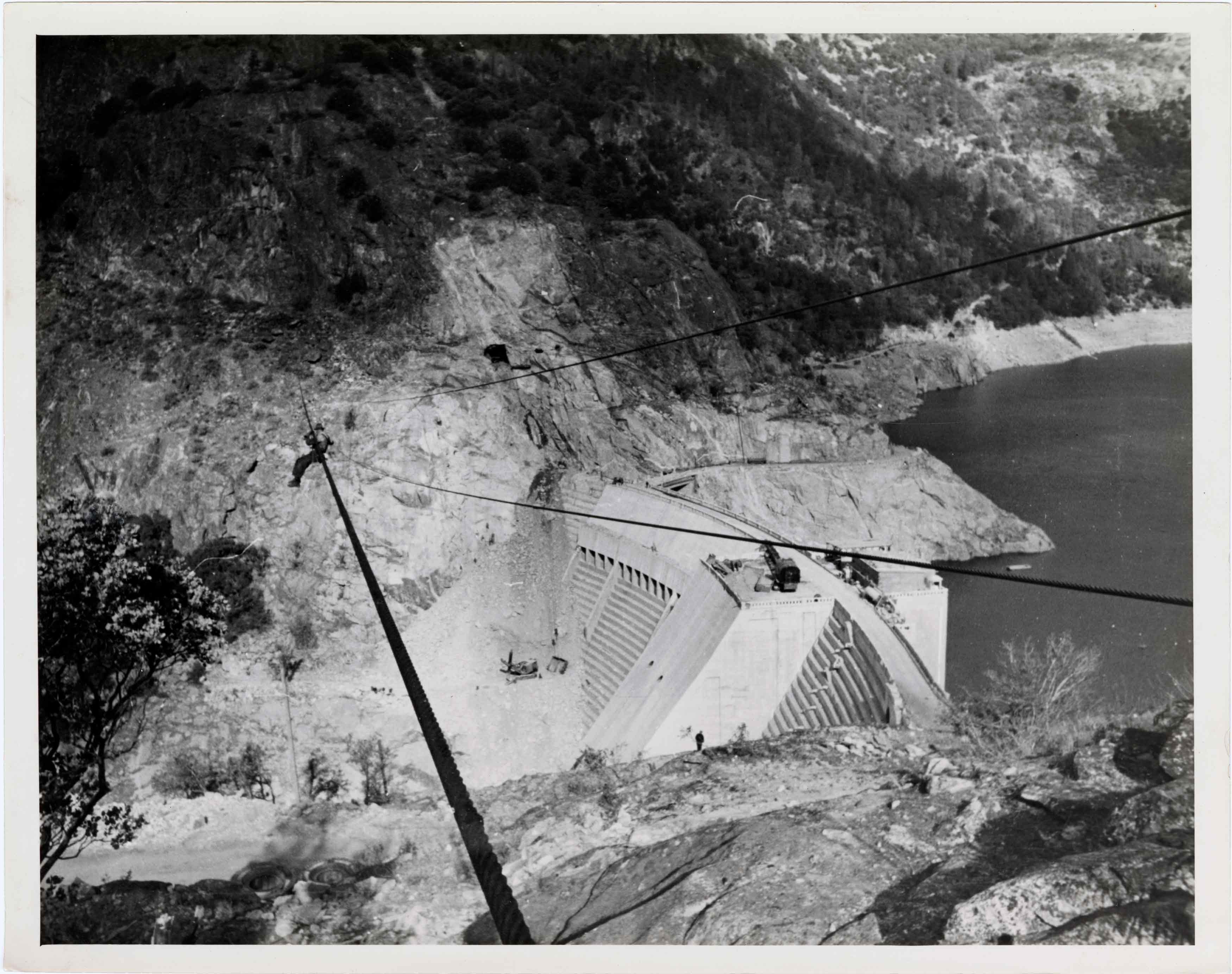 O’Shaughnessy Dam, November 29, 1935. Courtesy of San Francisco Public Library.